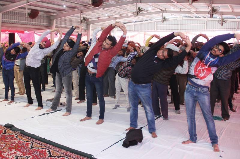 ‘Healthy Mind, Healthy Body’- a two days Yoga and Meditation Camp was organized by DJJS Ludhiana