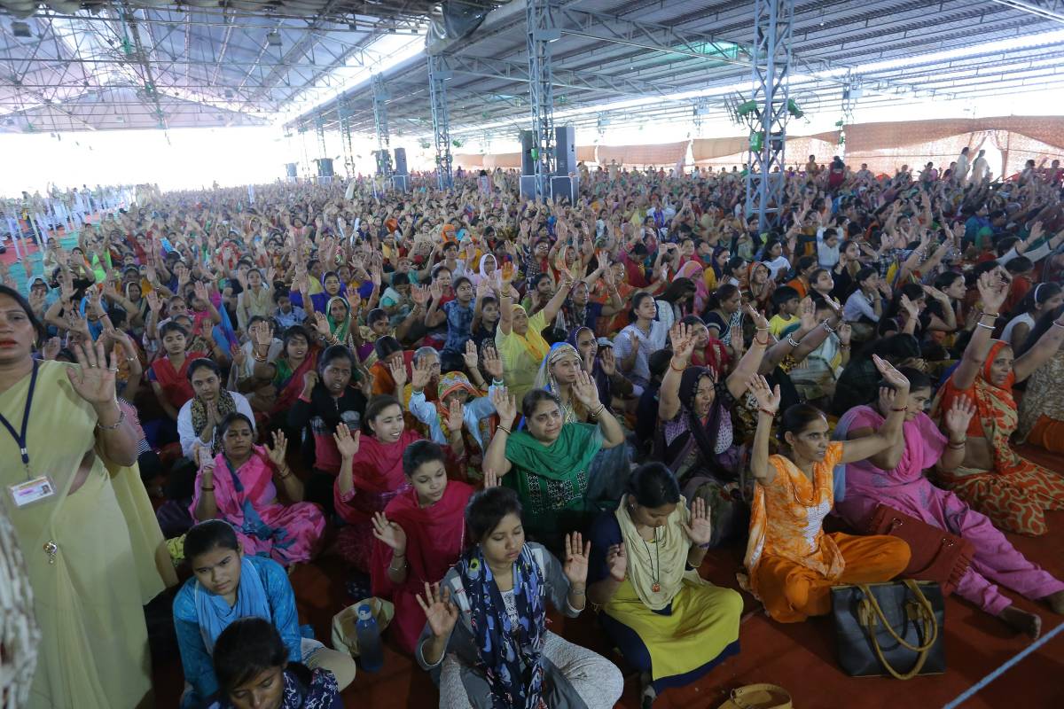 Monthly Spiritual Congregation on Power of Choice Awakened Disciples at Divya Dham Ashram, New Delhi
