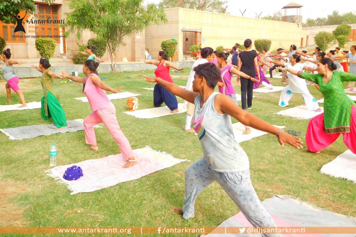 20 Days Yoga Training Session and International Yog Day celebrated in Women Jail, Tihar Prisons