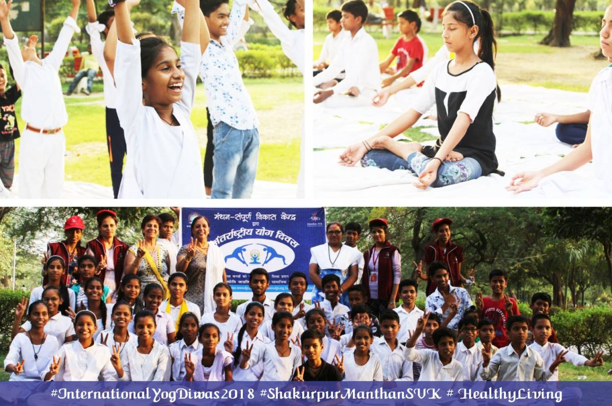 Manthan SVK celebrates International YOGA DAY 2018 with enthusiasm and zeal