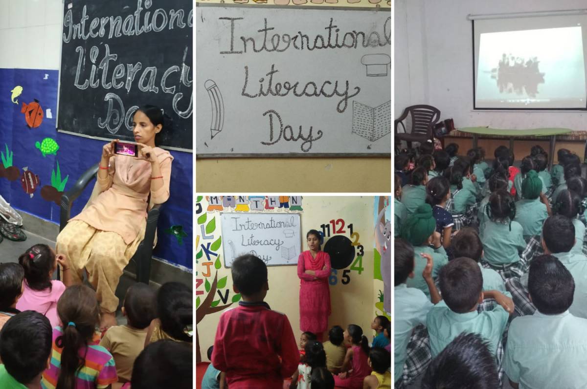 'LITERACY- A GATEWAY TO FREEDOM'- INTERNATIONAL LITERACY DAY Celebration @ Manthan SVKs