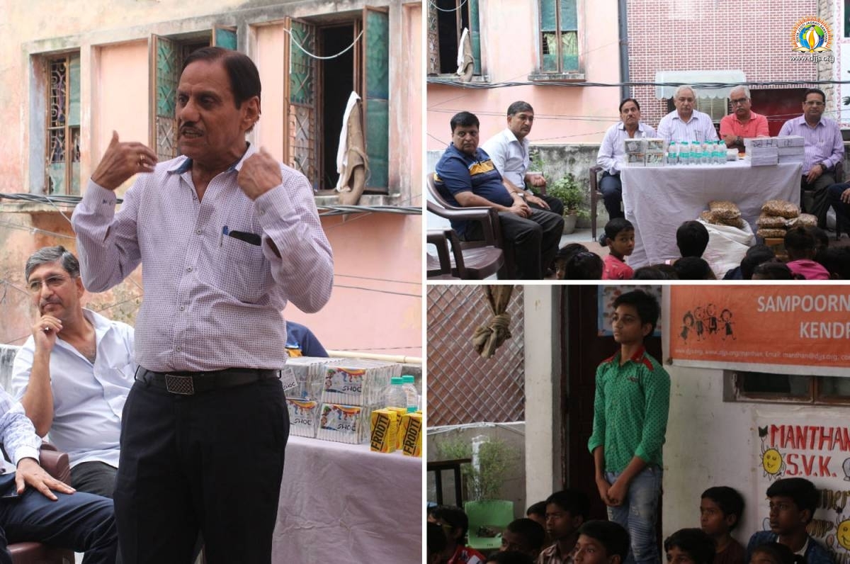 Engineers Club (Rohini Zone) visits Shakurpur Manthan SVK