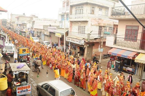 DJJS stages Shrimad Bhagvat Katha at Bahadurgarh