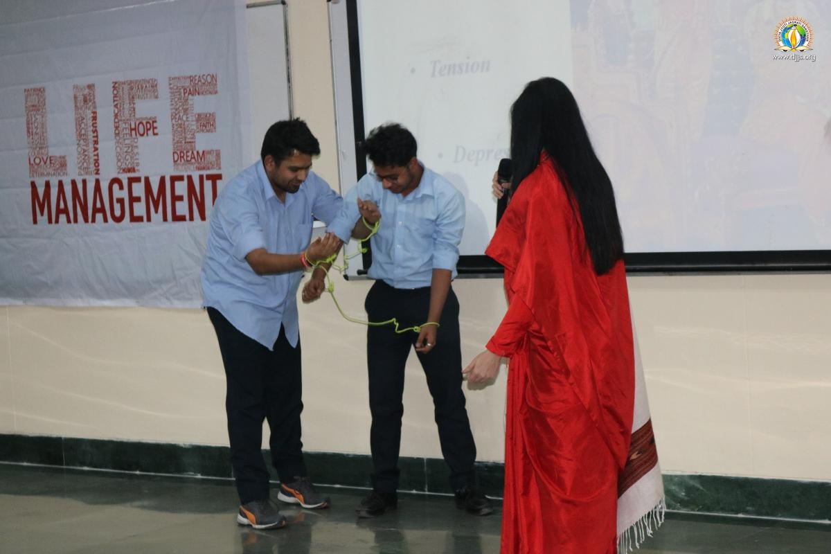 Life Management Lessons by DJJS at Jaypee University of Information Technology, Himachal Pradesh