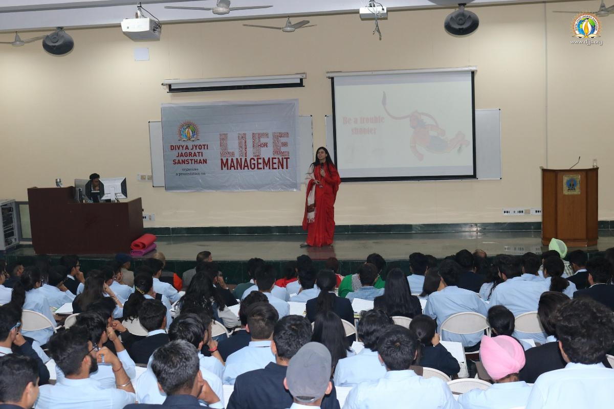 Life Management Lessons by DJJS at Jaypee University of Information Technology, Himachal Pradesh