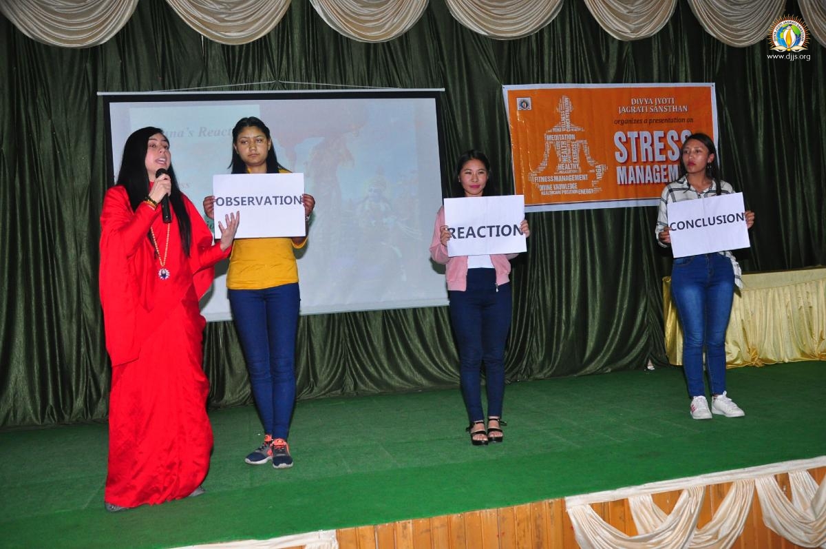 From being Stressed to being a Messenger of Peace and Bliss - Stress Management Lecture in APG University, Shimla, Himachal Pradesh