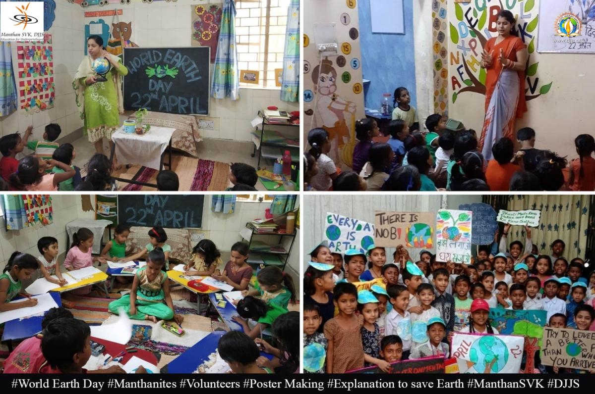 Earth day celebrated @Manthan-SVKs to determine support for environmental protection
