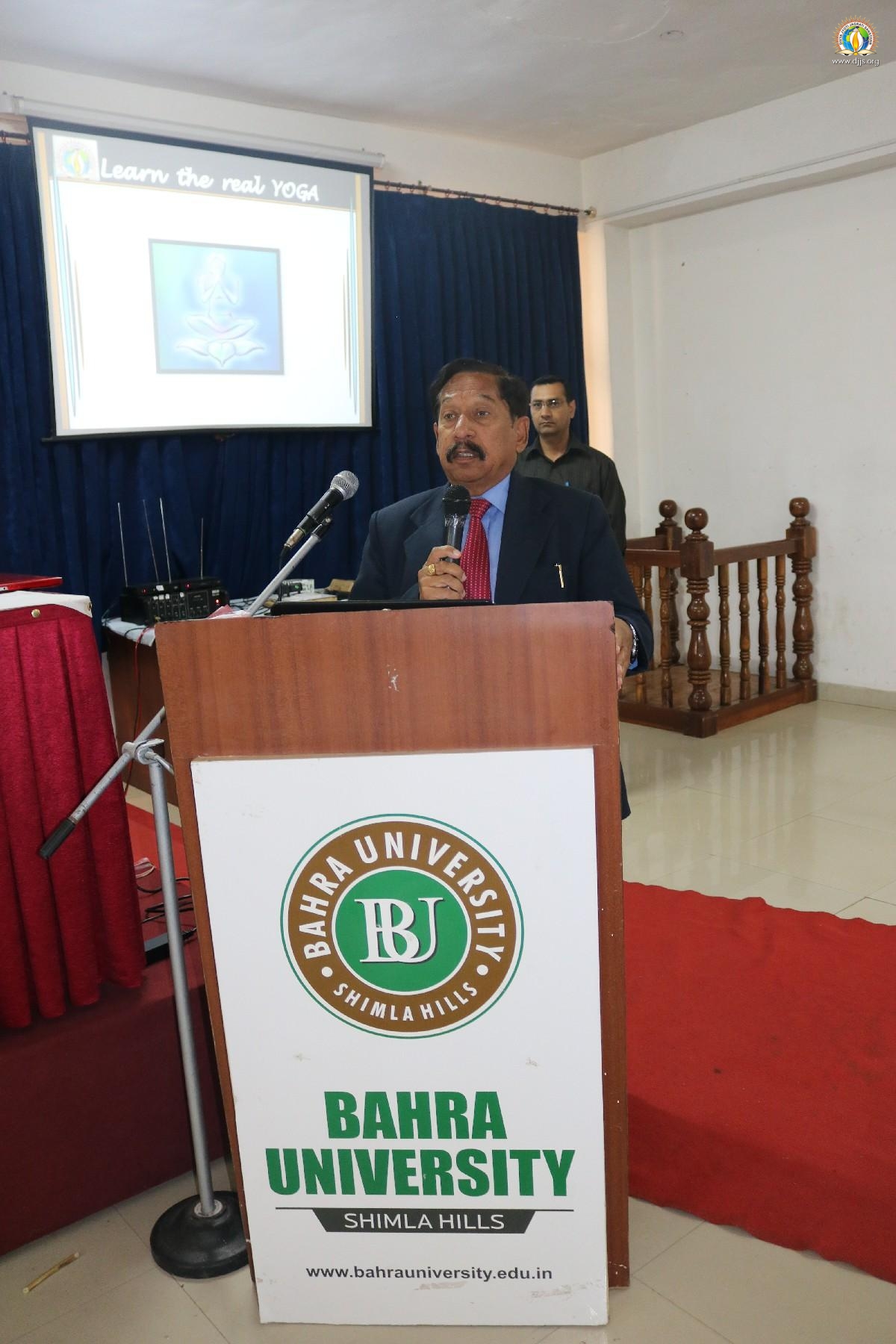 Lecture on Life Management Stressed upon Self Realization at Bahra University, Himachal Pradesh