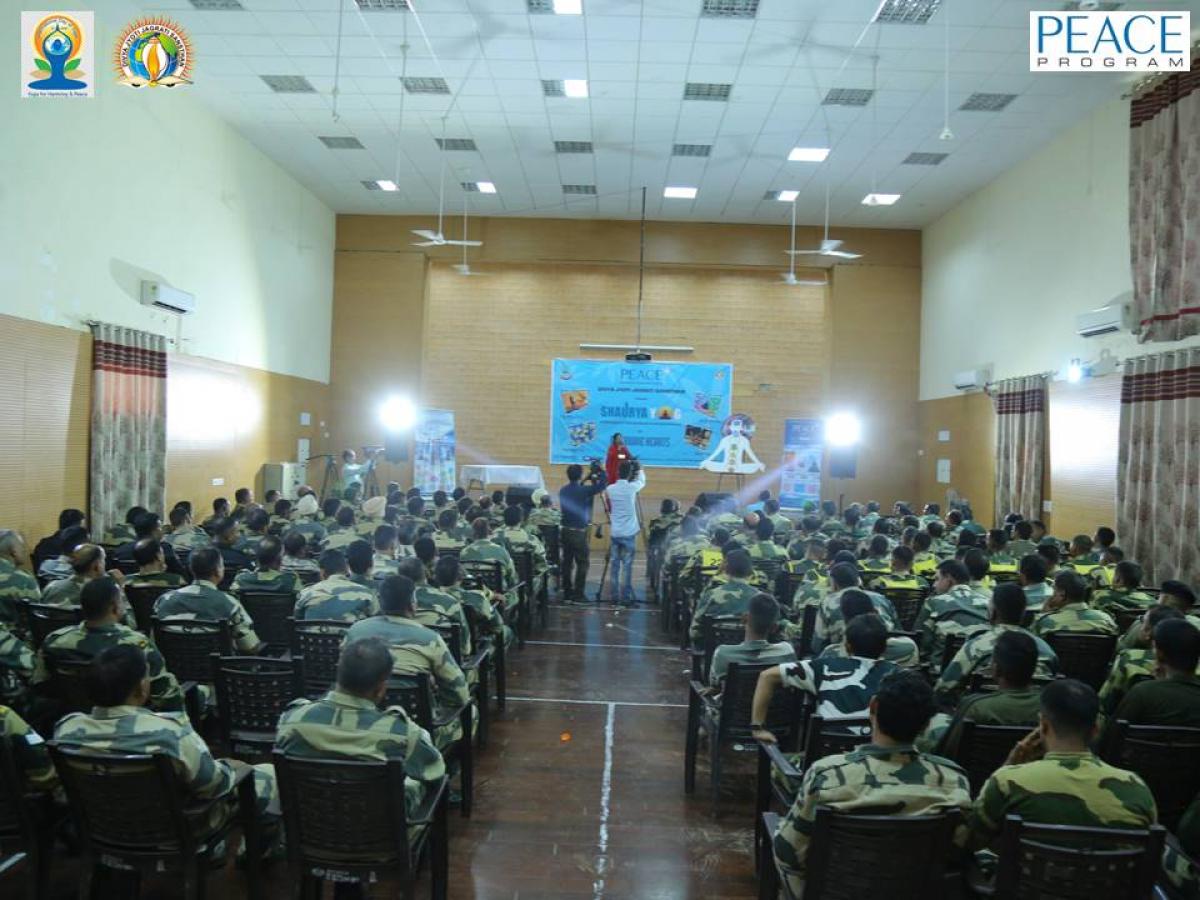 PEACE Program conducts 'Shaurya Yog' for BSF Jawans (95 Battalion) | #YogaDay2019 