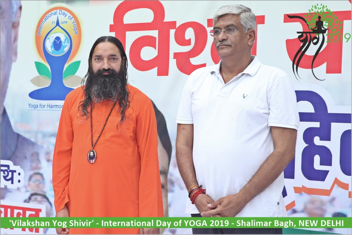 DJJS Invited at ‘Samuhik Yog Shivir’ to Commemorate International Yoga Day at Shalimar Bagh, New Delhi