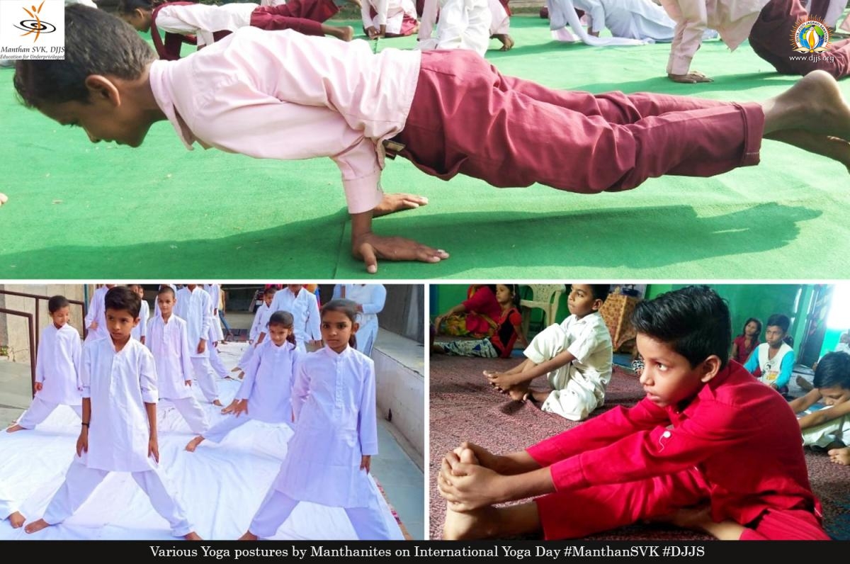 International Yog Day celebrated @ Manthan-SVK centres