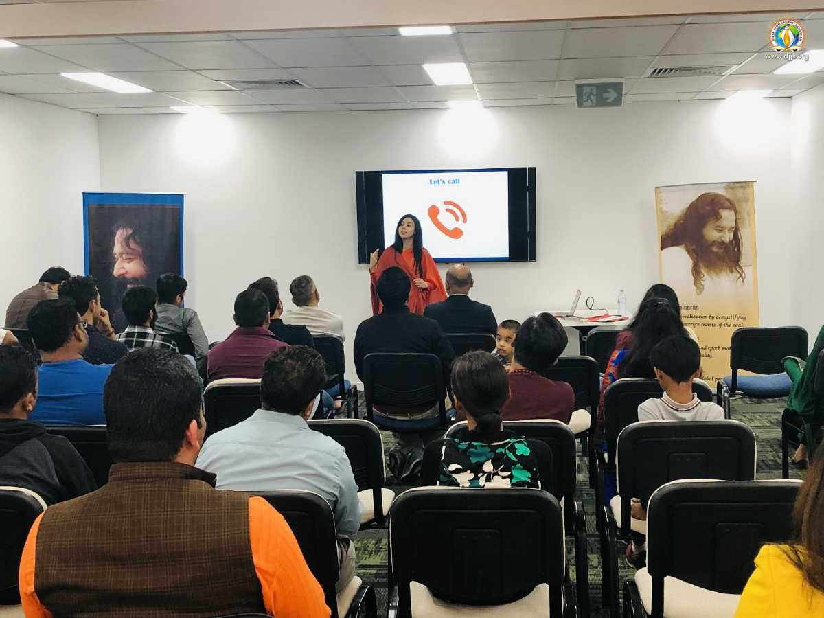 Life Management Lessons from Bhagwat Gita Simplified by DJJS at Workshop in Gold Coast, Australia
