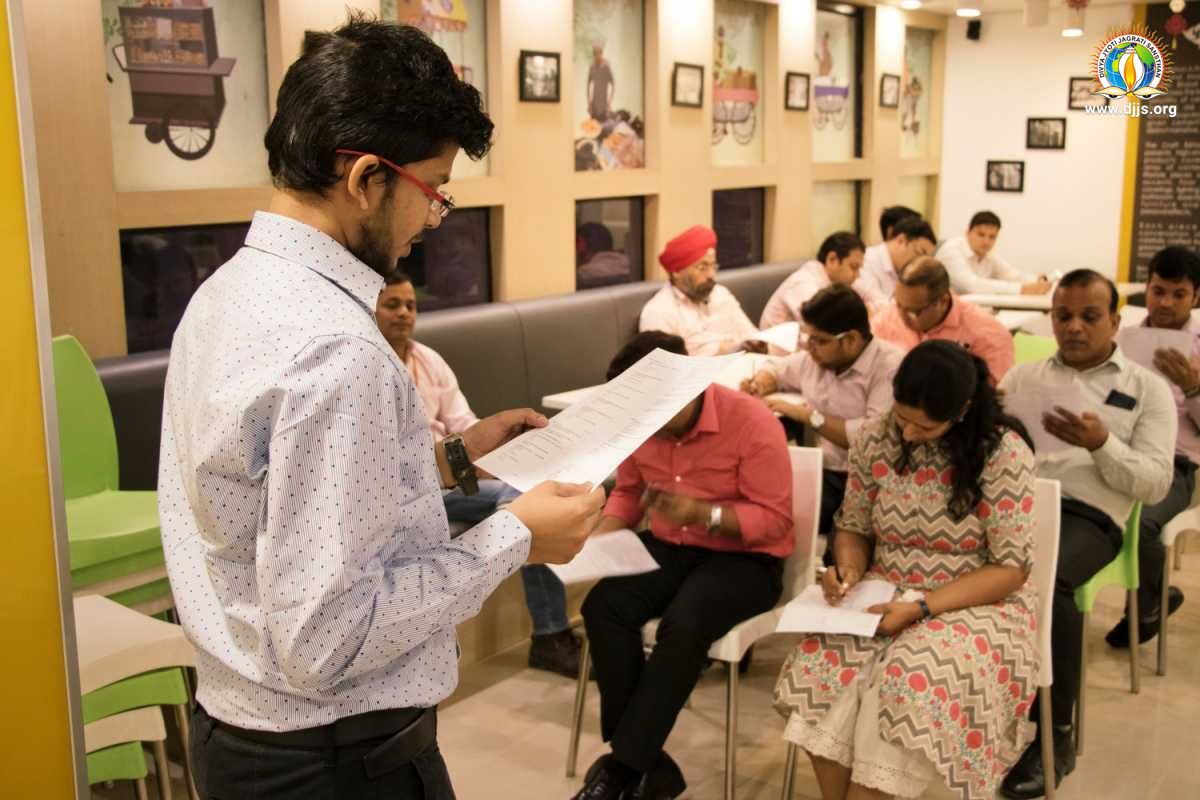 #EkAchiAadat| DJJS Karkardoma, Delhi centre undertakes Green Habits workshop at Dalmia Bharat Ltd.