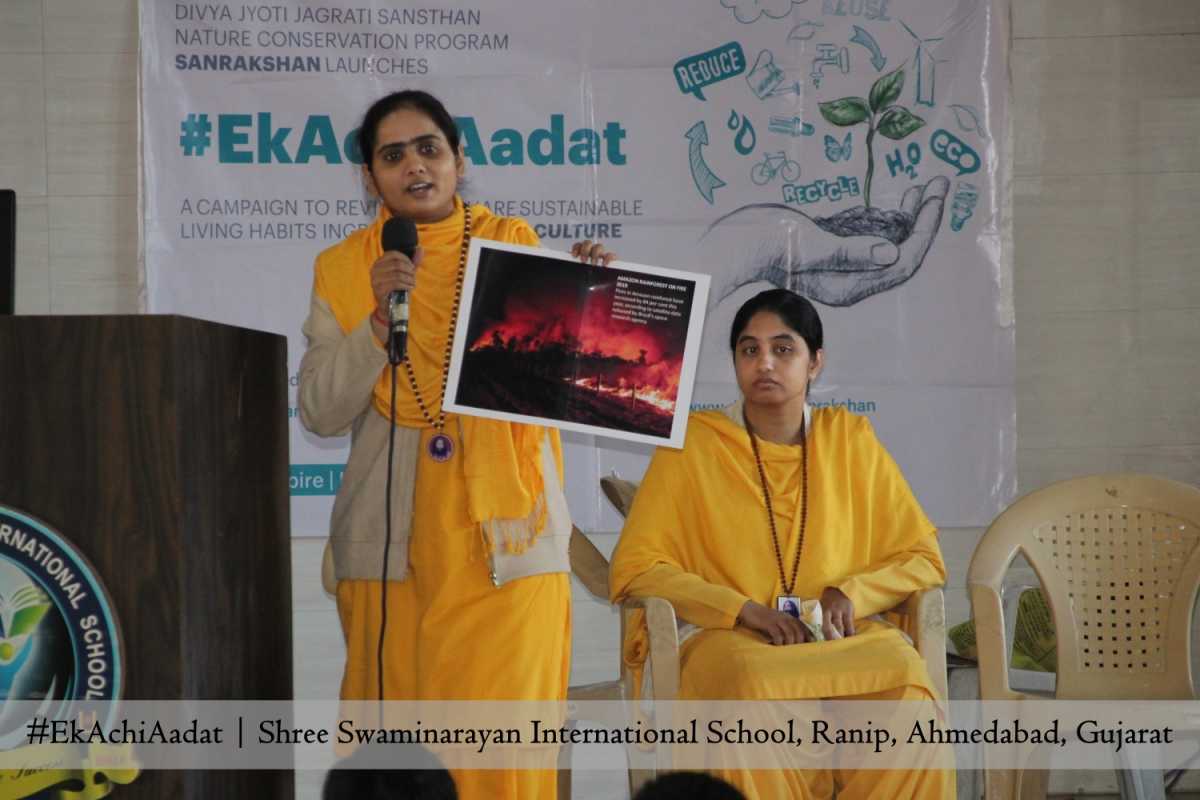 #EkAchiAadat | DJJS Ahmedabad steering children on the path of sustainable living, undertakes Green Habits workshops in schools