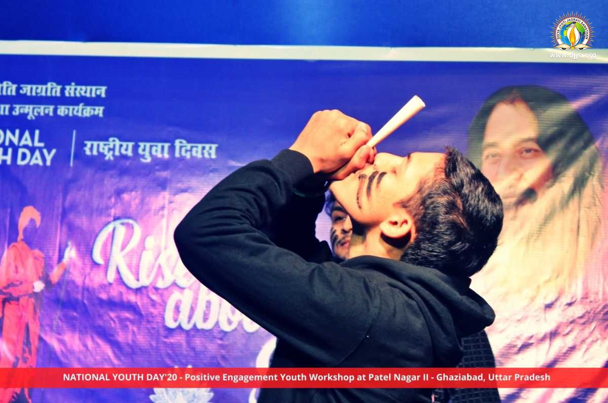 Youth Day 2020: A Mass Campaign RISE ABOVE THE SELF took the teachings of Swami Vivekananda nationwide under DJJS Bodh