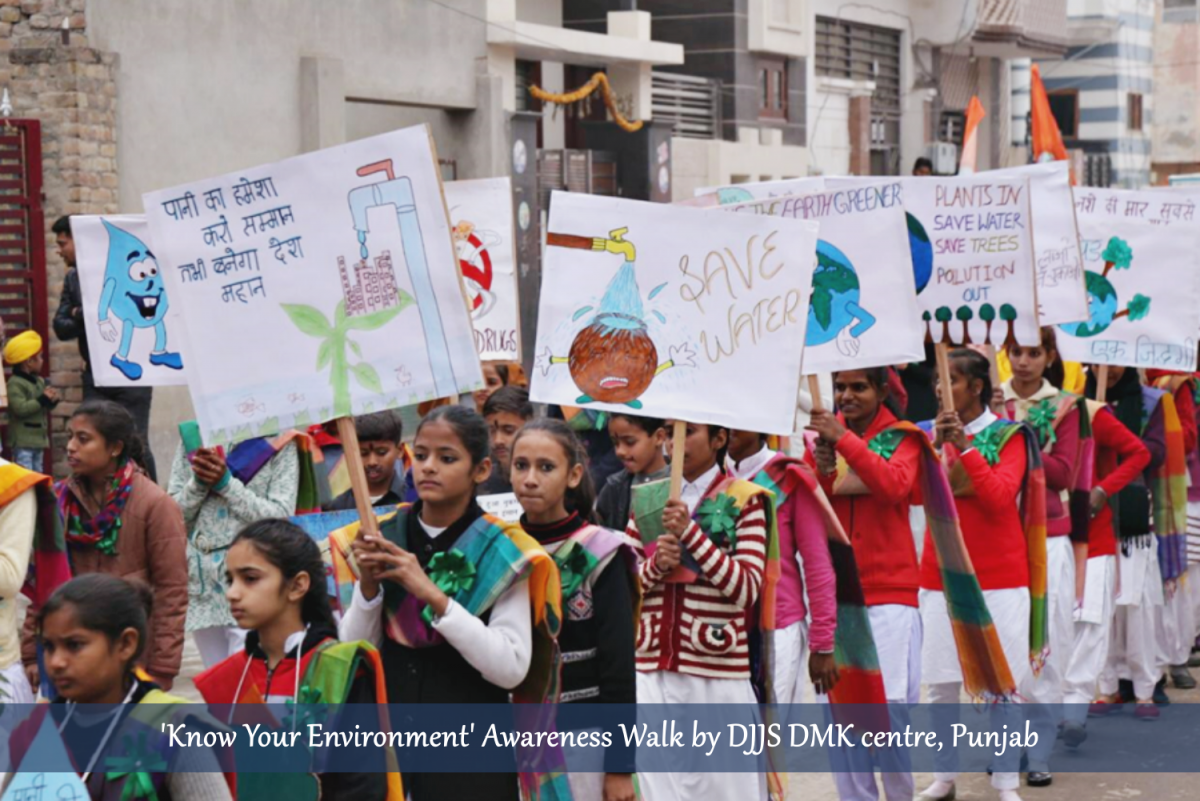 Young Nature Conservators of DJJS DMK Centre Call Forth Masses to Act against Climate Change