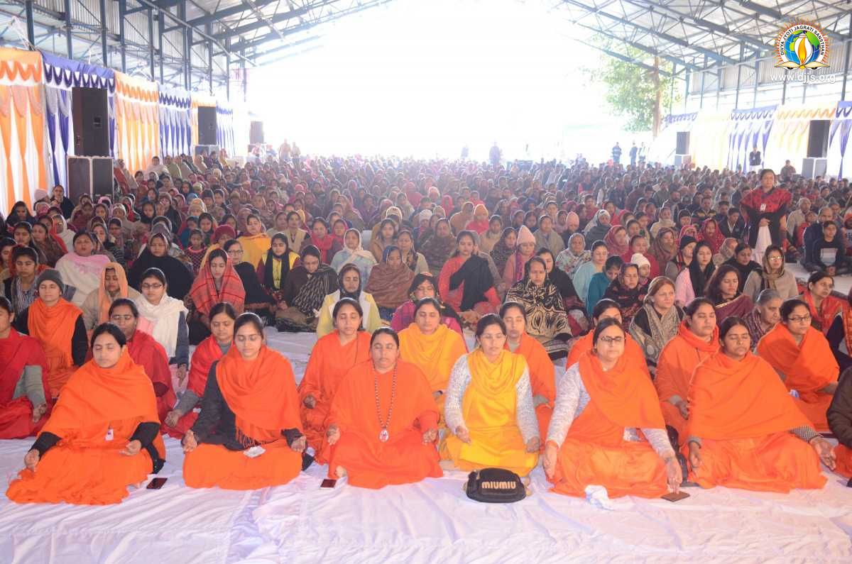DJJS Reiterated Significance of Guru in Monthly Spiritual Congregation Held at Jagadhri, Haryana
