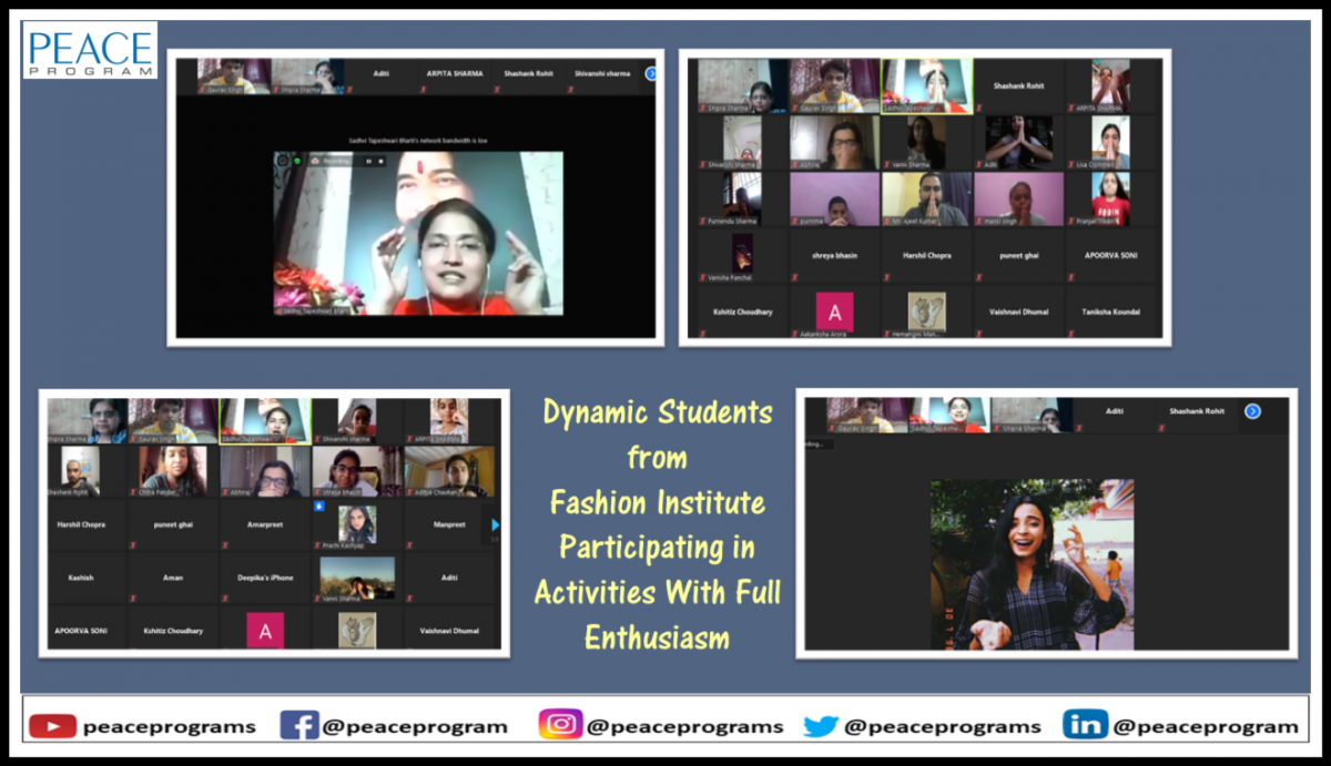 PEACE organizes an insightful webinar on ethical values for young students of NIFT