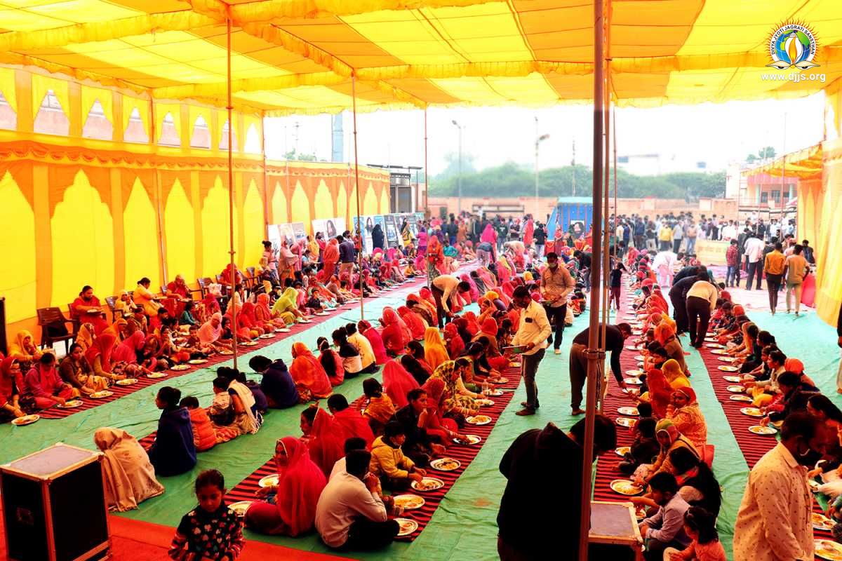 Value of Selfless Contribution to Society Explained at Monthly Spiritual Congregation - Jodhpur, Rajasthan