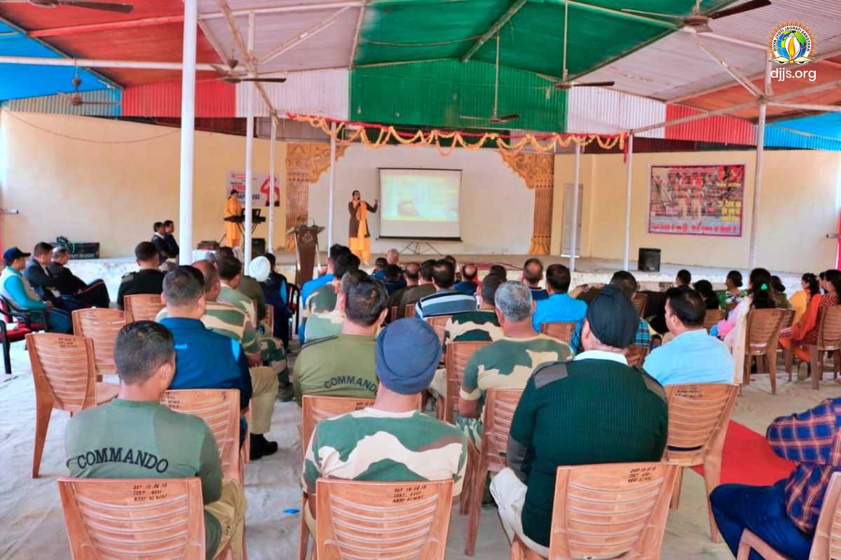 Meditation- A formula to De-stress: A Stress Management Workshop organized at BSF 181st Battalion, Abohar, Punjab