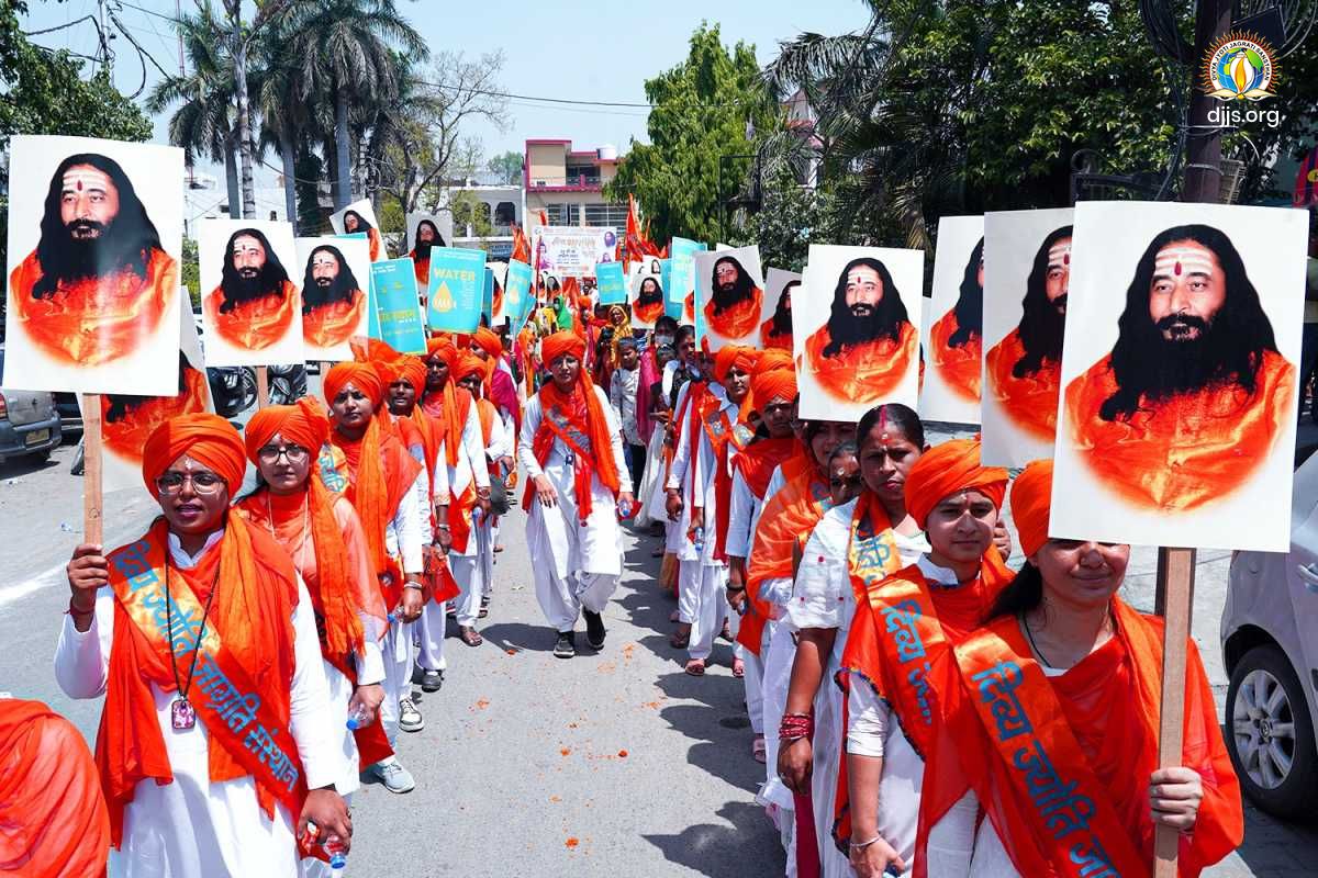 Peace March (Kalash Yatra), organised by DJJS, Radiated Devotional Fervour at Rudrapur, Uttarakhand