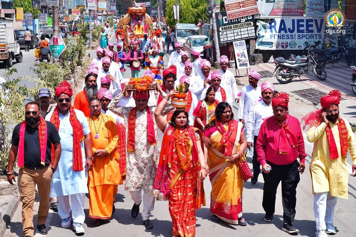 Peace March (Kalash Yatra), organised by DJJS, Radiated Devotional Fervour at Rudrapur, Uttarakhand