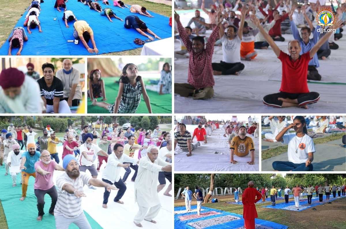 DJJS Aarogya celebrated 8th International Yoga Day globally at more than 45 branches