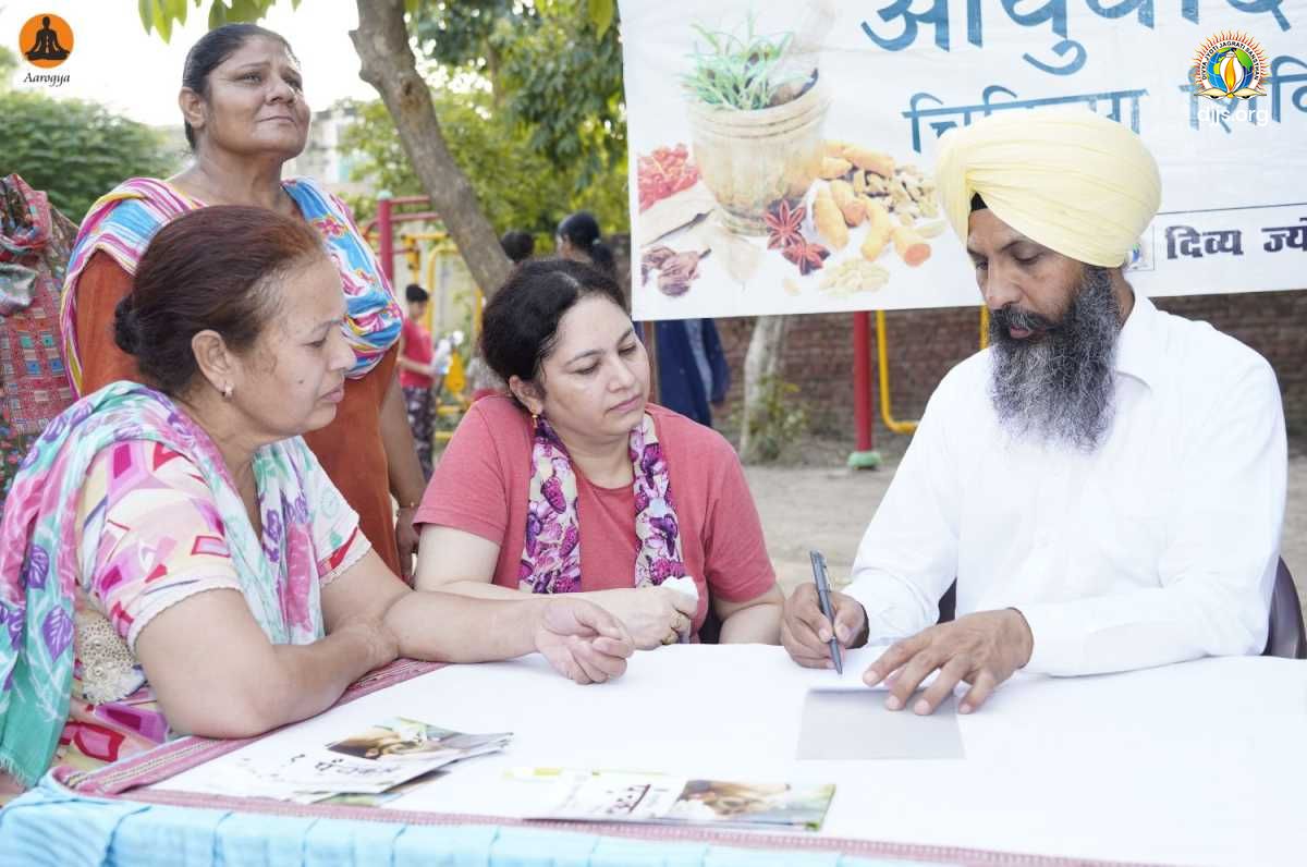 DJJS Aarogya organized 7 Ayurveda health camps across 4 cities of Punjab benefiting more than 522 people