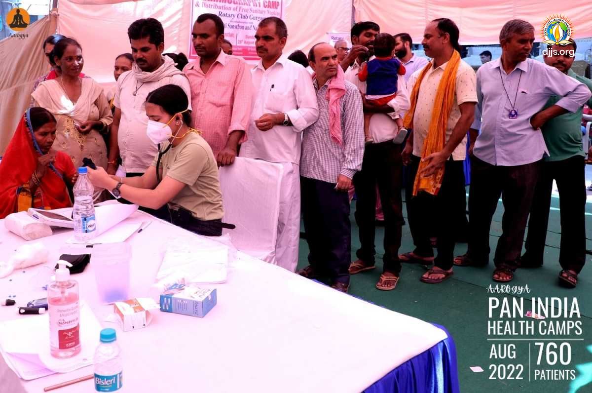 COVID Vaccination Camp & Multi Specialty Health Camp benefited more than 760 Patients | August 2022