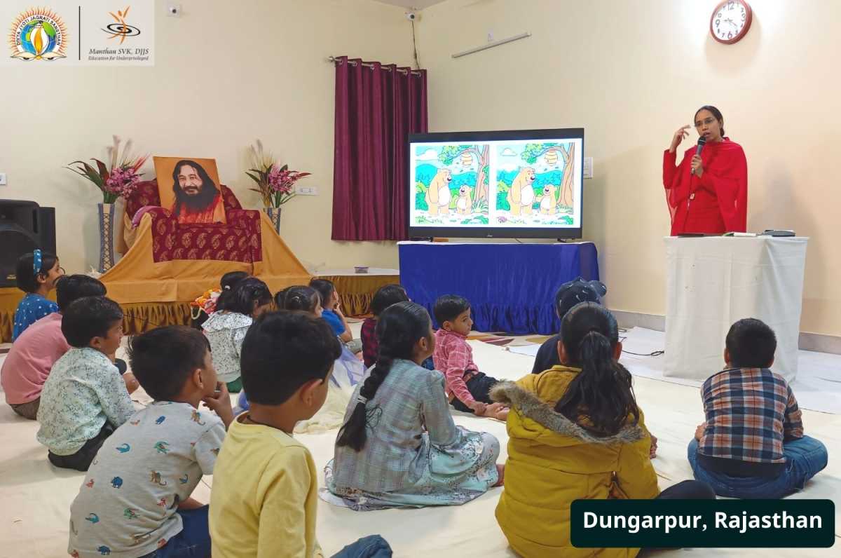 BAUDHIK SANSKARSHALA - Unique Workshop for Children | November, 2022 | DJJS Manthan SVK