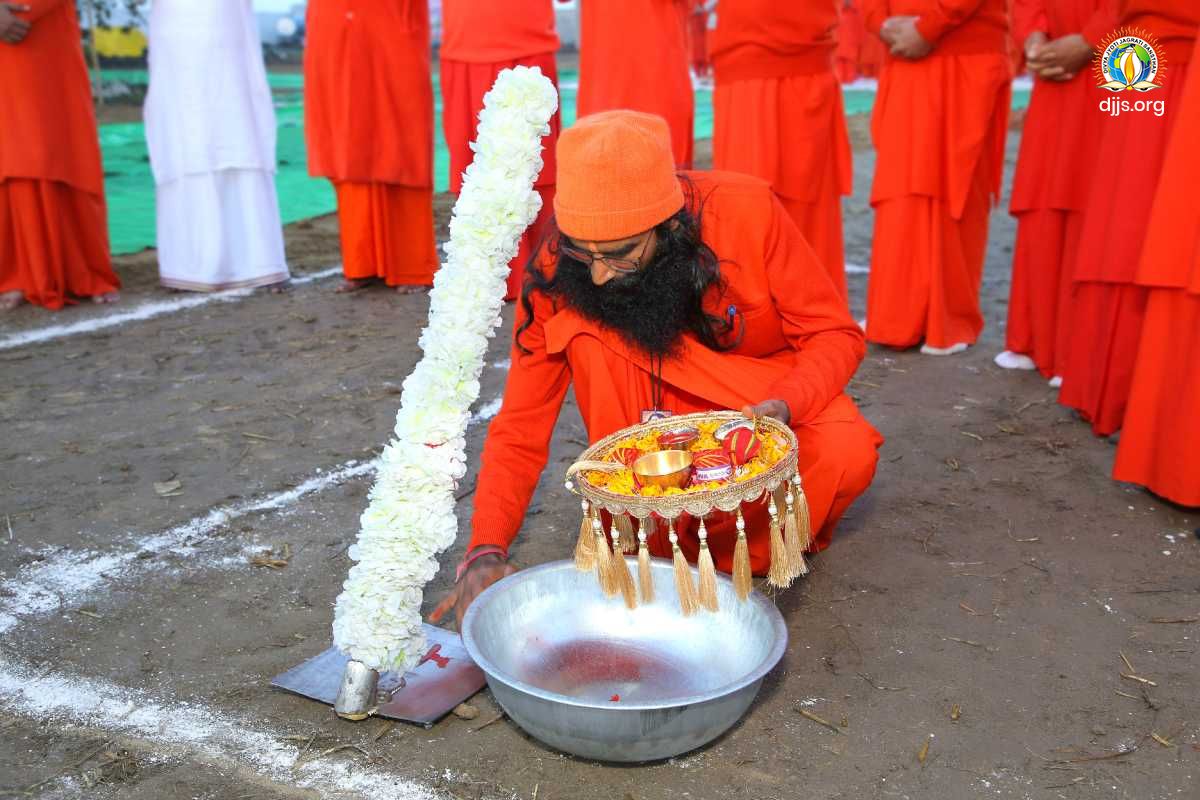 DJJS organised Divya Sarovar Foundation Ceremony at Nurmahal Ashram, Punjab