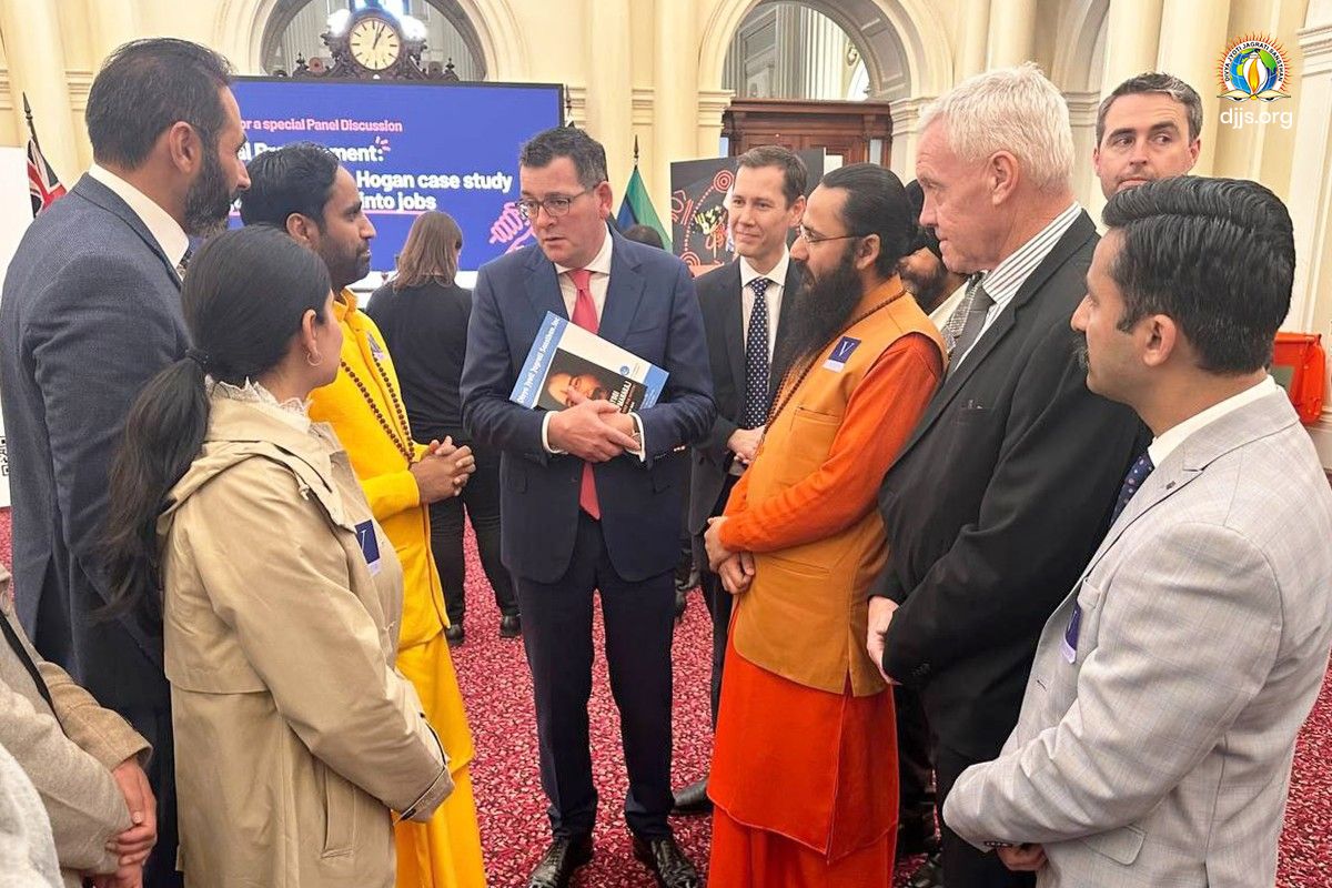 DJJS Representatives met the Chief Minister and various other Officials of Government of Victoria, Australia