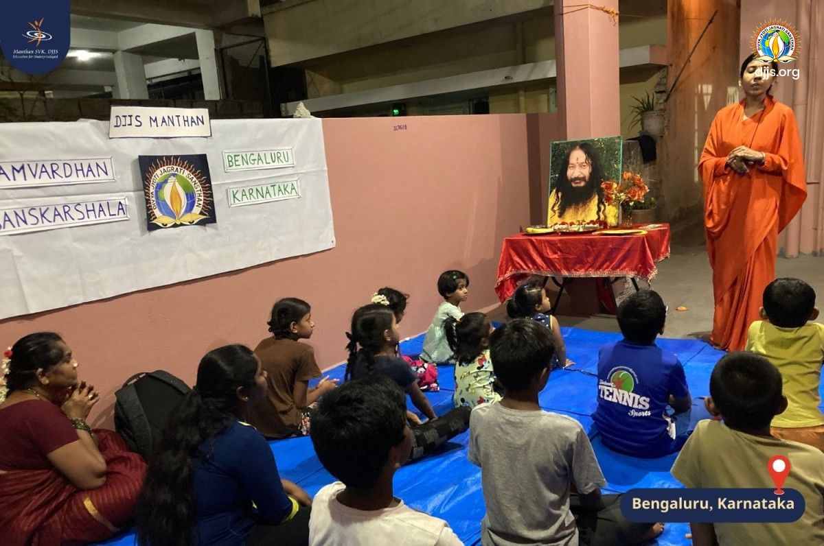 SAMVARDHAN SANSKARSHALA inculcating mindfulness into children | June 2023 | DJJS Manthan SVK