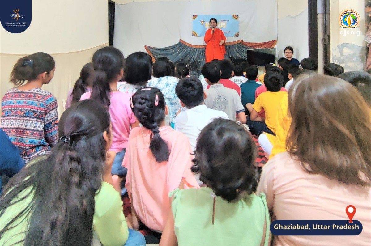 SAMVARDHAN SANSKARSHALA inculcating mindfulness into children | June 2023 | DJJS Manthan SVK