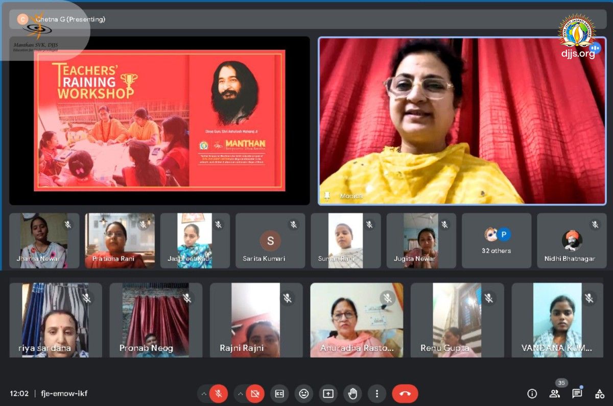 Manthan SVK Wraps Up a Month of Dynamic Workshops and Teachers Meetings for Student Enrichment