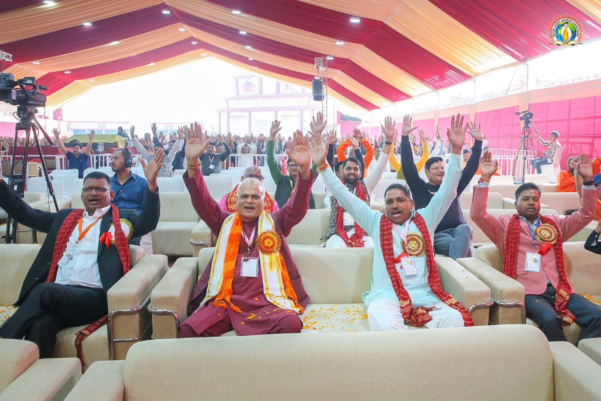 Shri Krishna Katha illuminated the Spiritual Way of Inner Transformation in MahaKumbh Prayagraj, Uttar Pradesh