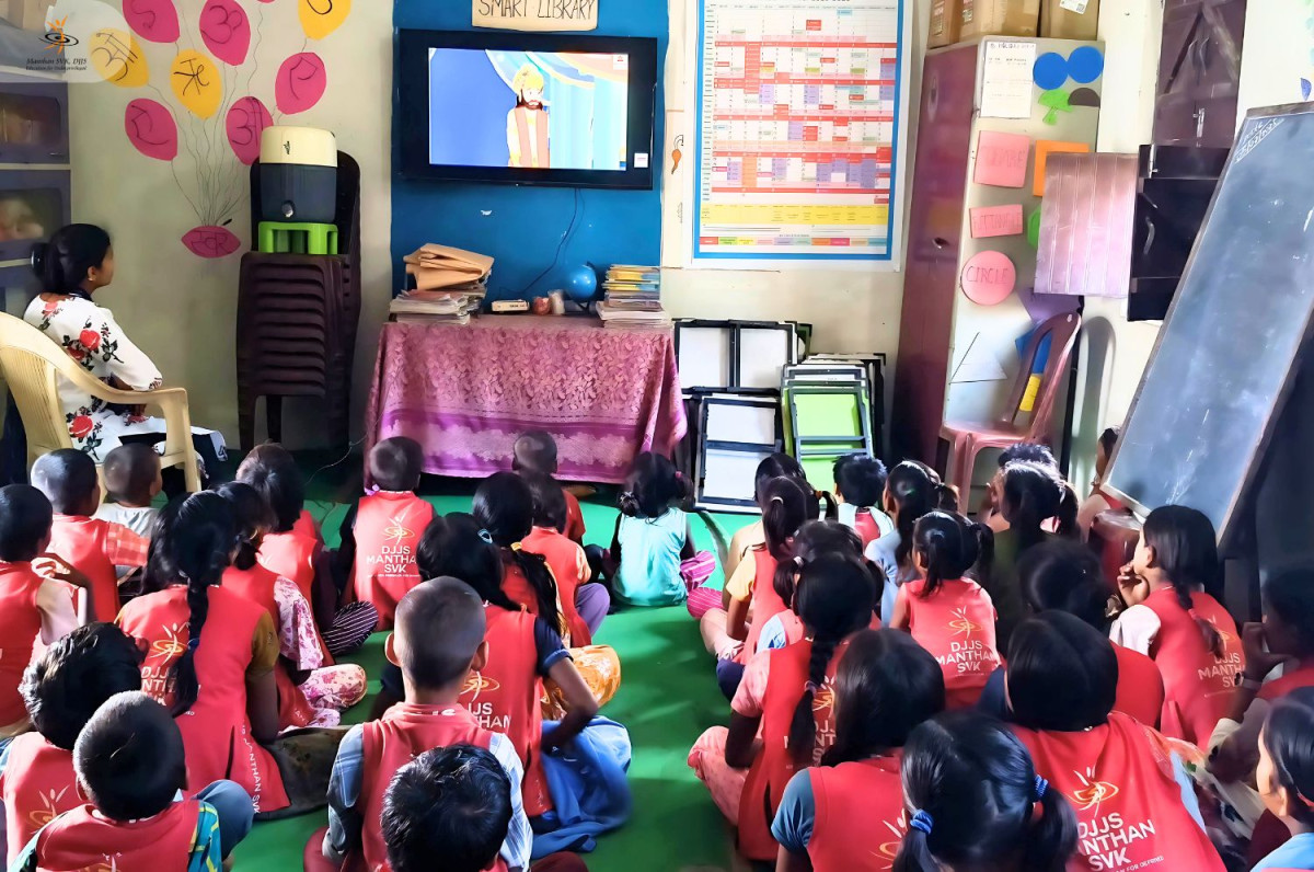 Nurturing Young Changemakers through Values, Vision & Action at DJJS Manthan SVK
