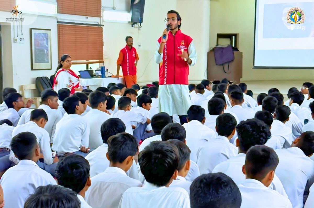 Manthan SVK Conducts Sanskarshala Workshop on Ill Effects of Drug Abuse at Salwan Boys Senior Secondary School, Rajendra Nagar, New Delhi