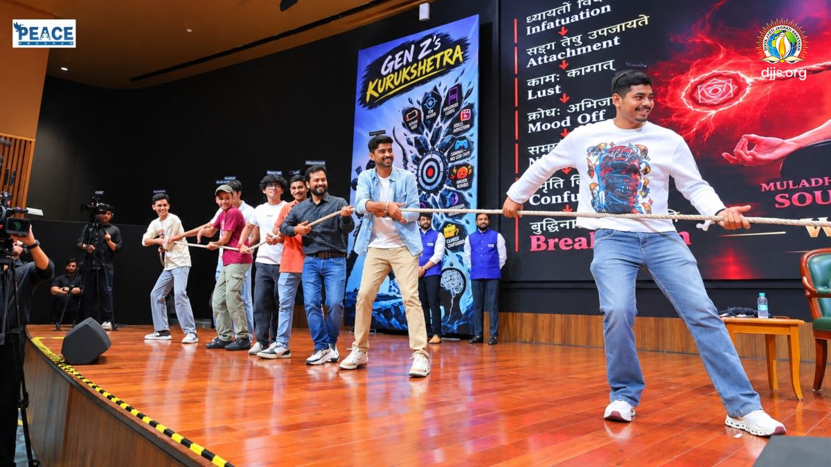 “GITA-O-Logy for Gen Z” Event Sparks High Josh at Bharat Mandapam